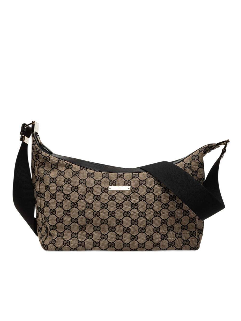 Gucci Gg Canvas Crossbody Pre-Loved Bag #357597G53B